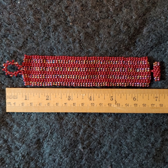 Bohemian Handmade Beaded Bracelet - Picture 4 of 4